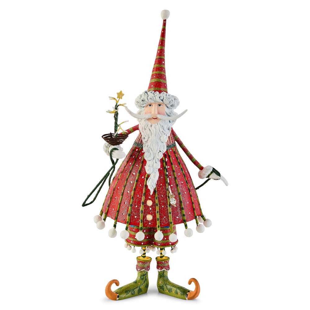 MACKENZIE-CHILDS Mackenzie-chilllds Patience Brewster Dash Away Dashing Santa Figure