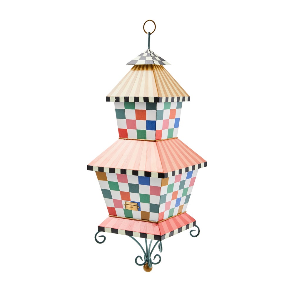 Dolce Vita Check Birdhouse - Image 3
