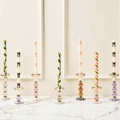 Check Glass Candlestick