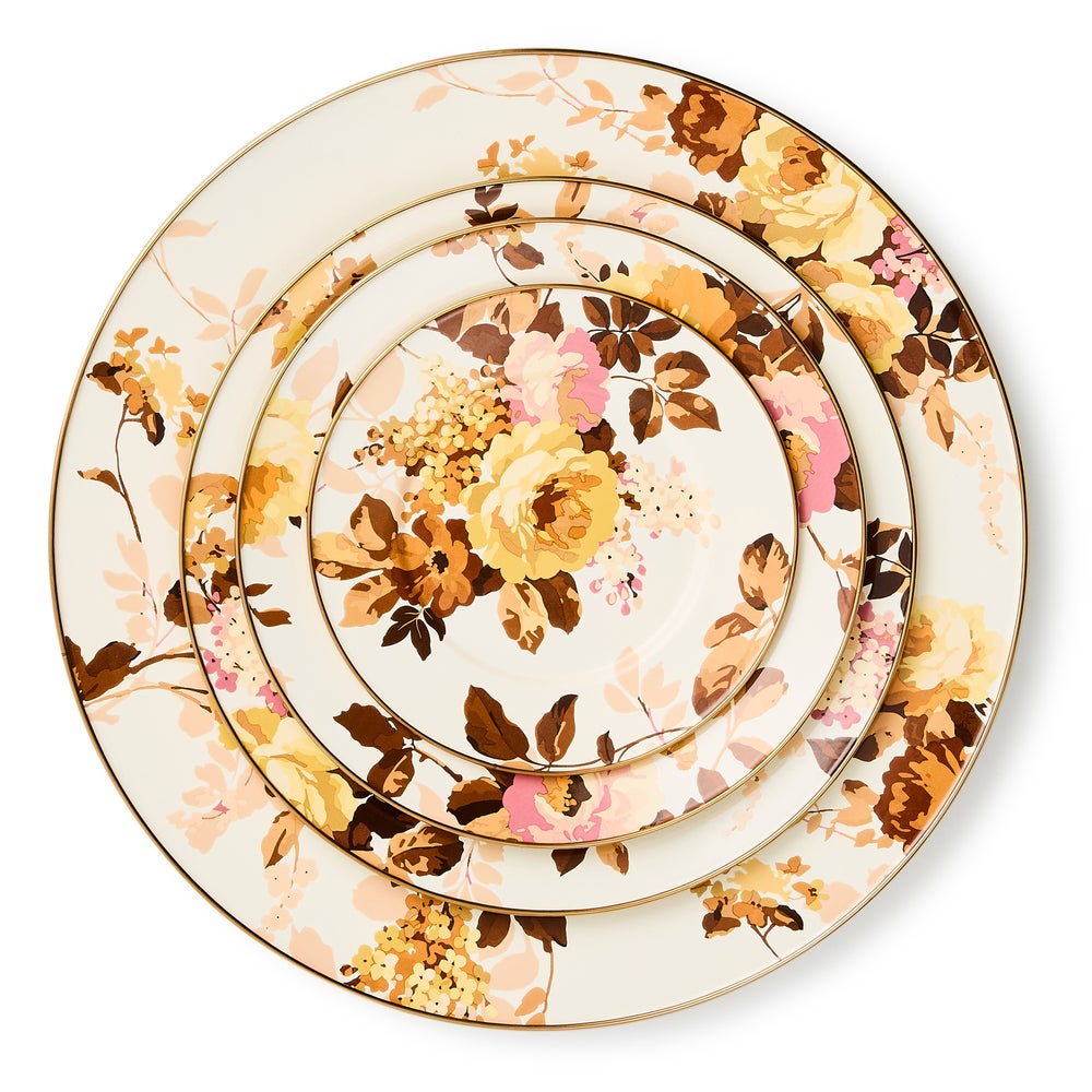 Mackenzie-chilllds Wild Rose White Enamel Dinnerware - Image 7