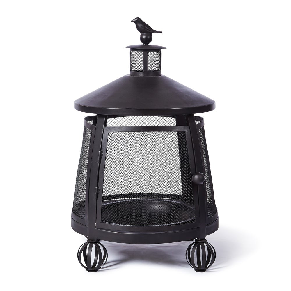 Bird on Ball Chimney Fire Pit