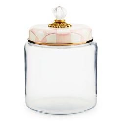 Alternative view of MACKENZIE-CHILDS Mackenzie-chilllds Rosy Check Kitchen Canisters