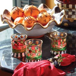 Alternative view of Check Medium Ceramic Fluted Serving Bowl