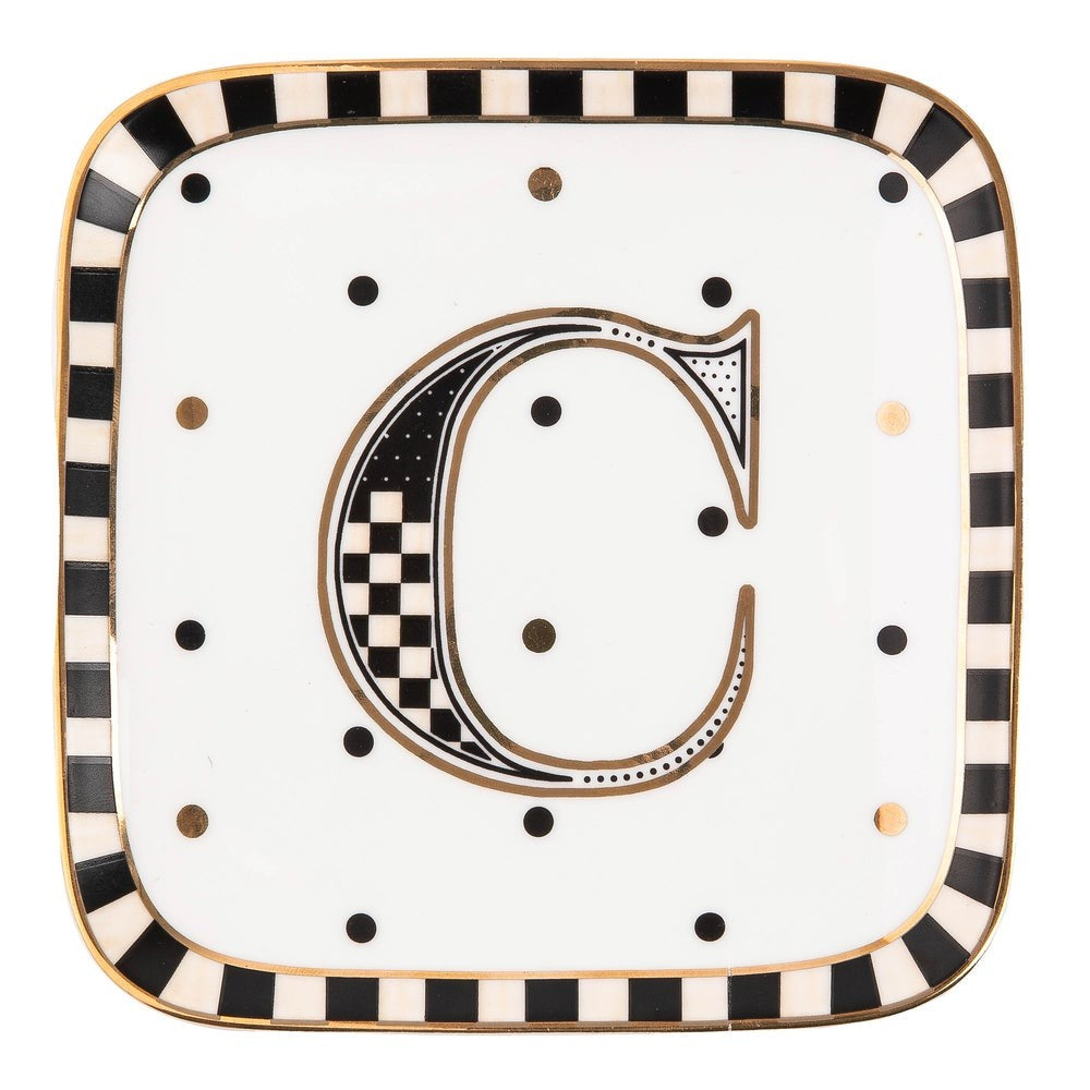 MACKENZIE-CHILDS Mackenzie-chilllds Monogram Dish - Image 4