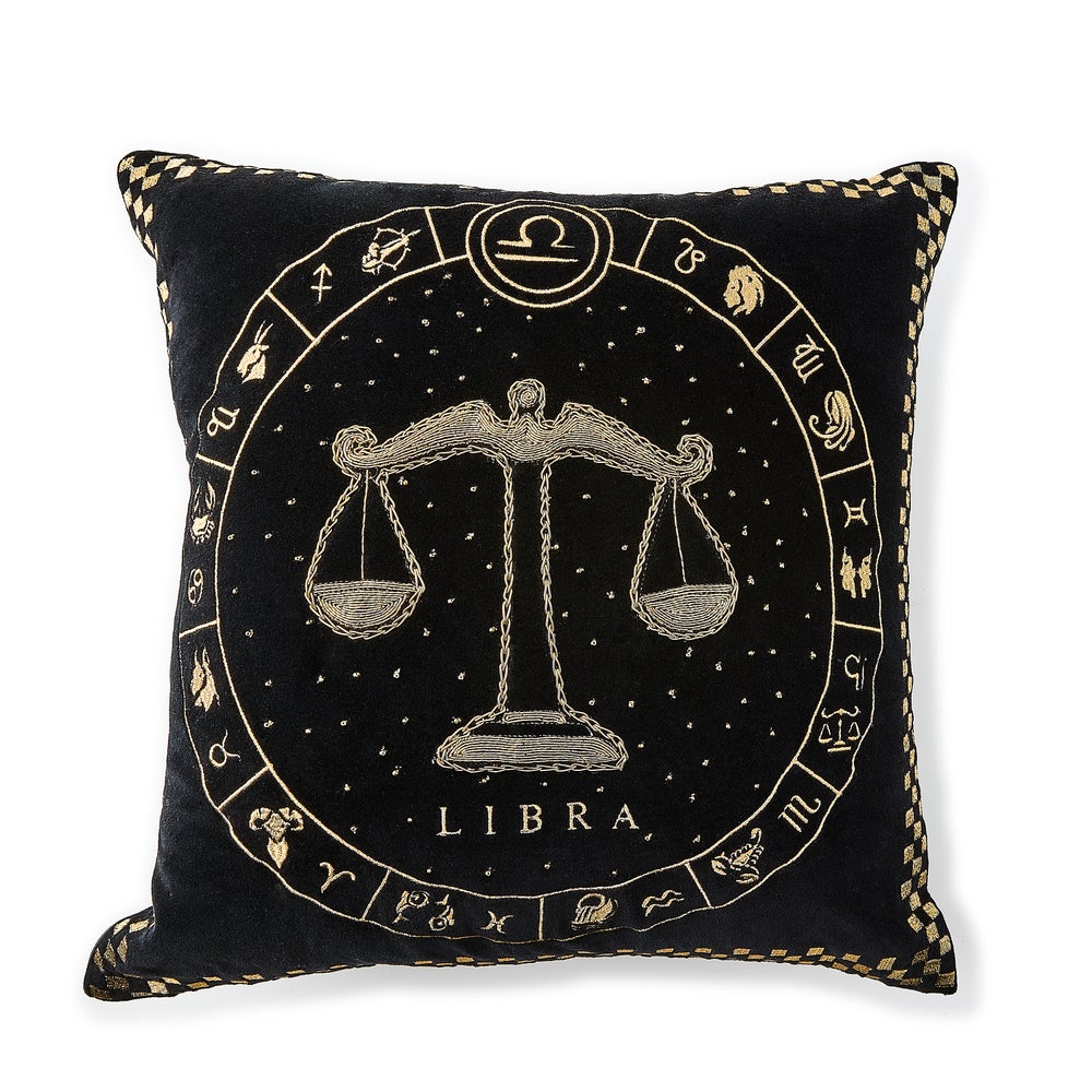 Mackenzie-chilllds Zodiac Throw Pillow - Image 9