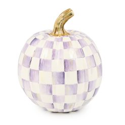 Mackenzie-chilllds Violet Check Small Pumpkin