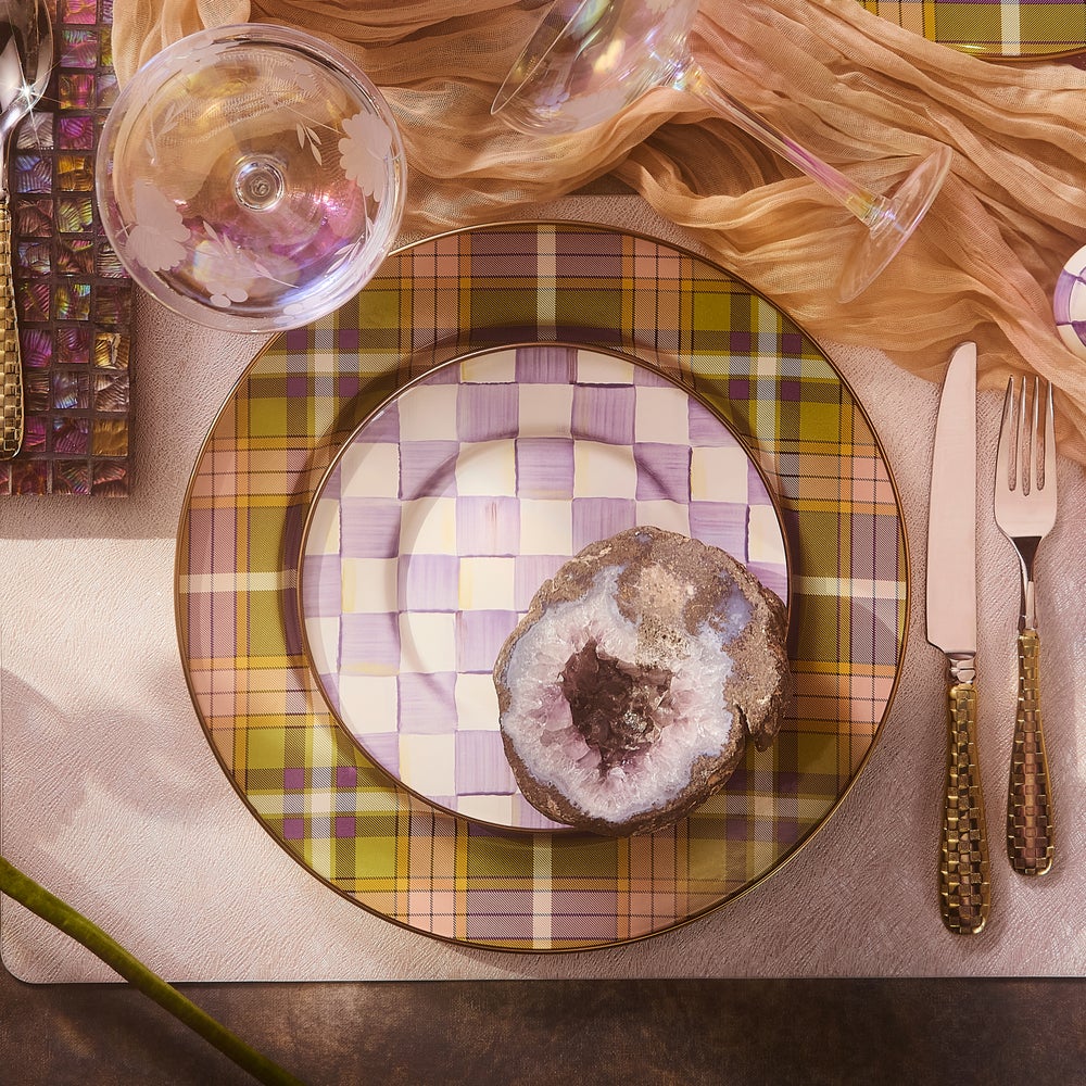 Mackenzie-chilllds Tartan Violet Dinnerware - Image 4
