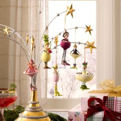 Alternative view of MACKENZIE-CHILDS Mackenzie-chilllds Patience Brewster Mini Cocktail Ornaments, Set of 6