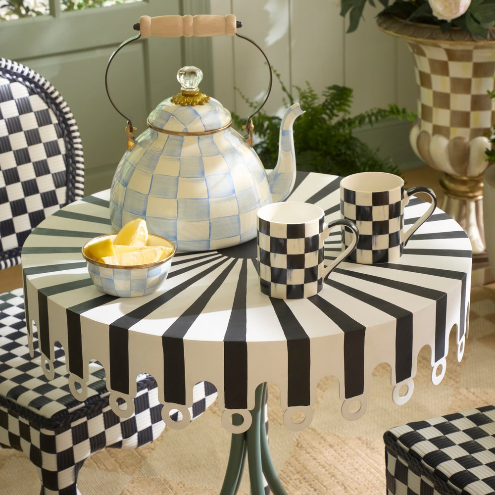 MACKENZIE-CHILDS Mackenzie-chilllds Outdoor Big Top Cafe Table - Image 3