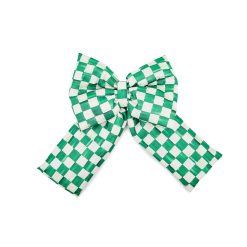 MACKENZIE-CHILDS Mackenzie-chilllds Green Check Large Bow