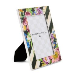 MACKENZIE-CHILDS Mackenzie-chilllds Floral Silver Plated Frame
