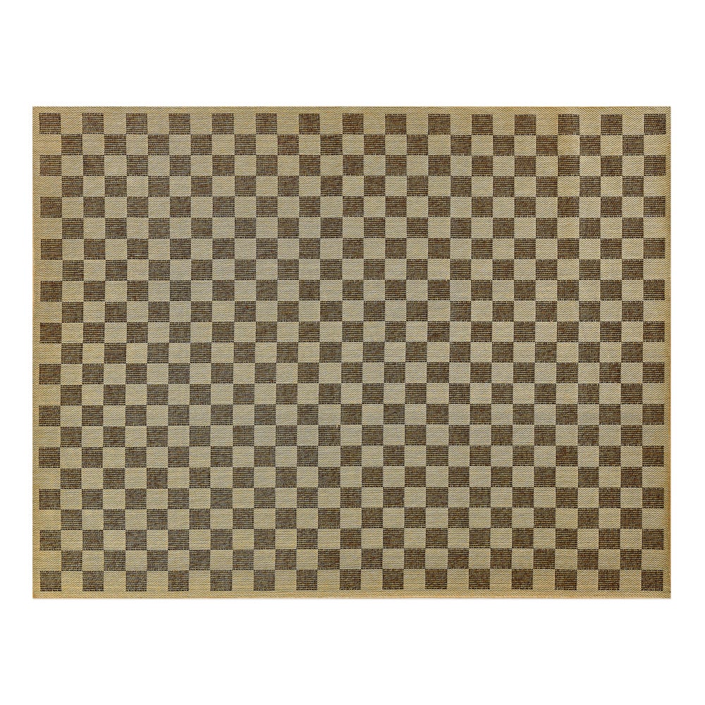Checked Indoor/Outdoor Rug - Image 10