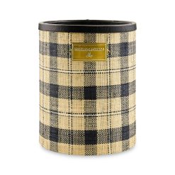 MACKENZIE-CHILDS Mackenzie-chilllds Mad for Plaid Waste Bin