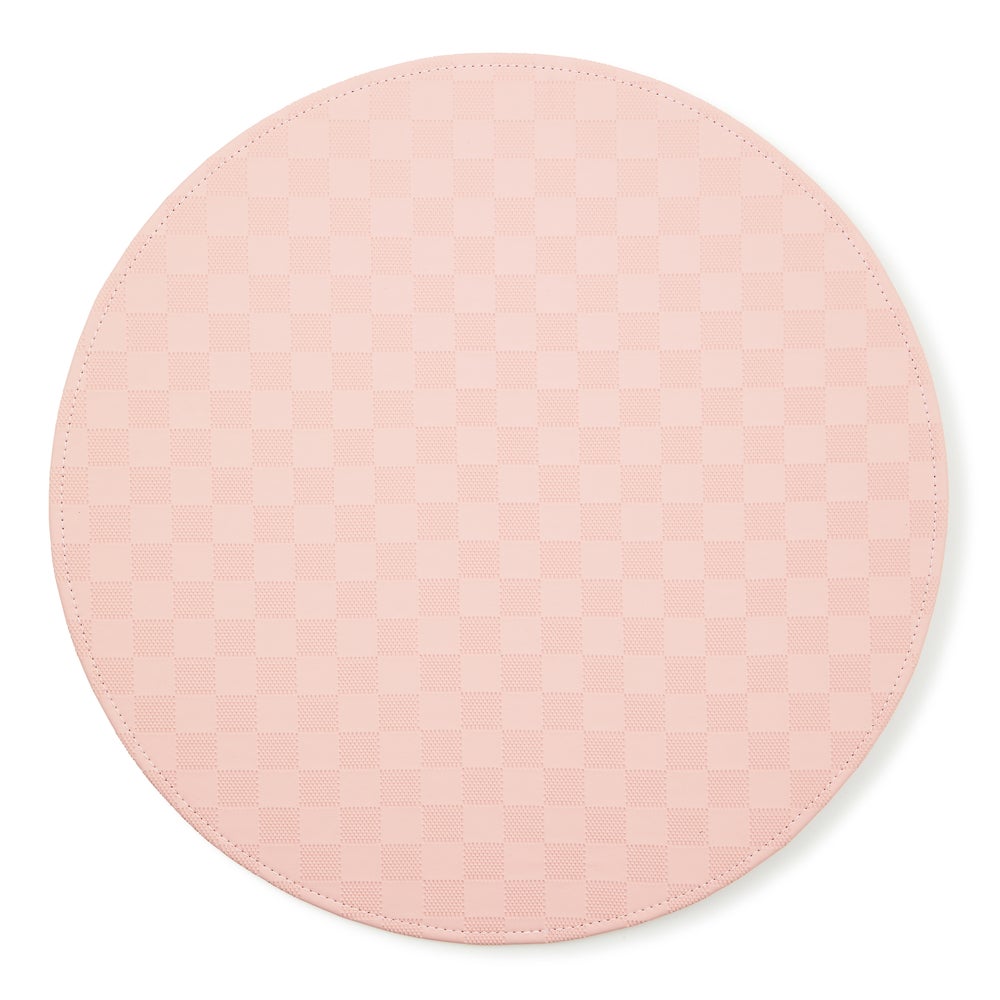 Check Faux Leather Placemat - Image 6