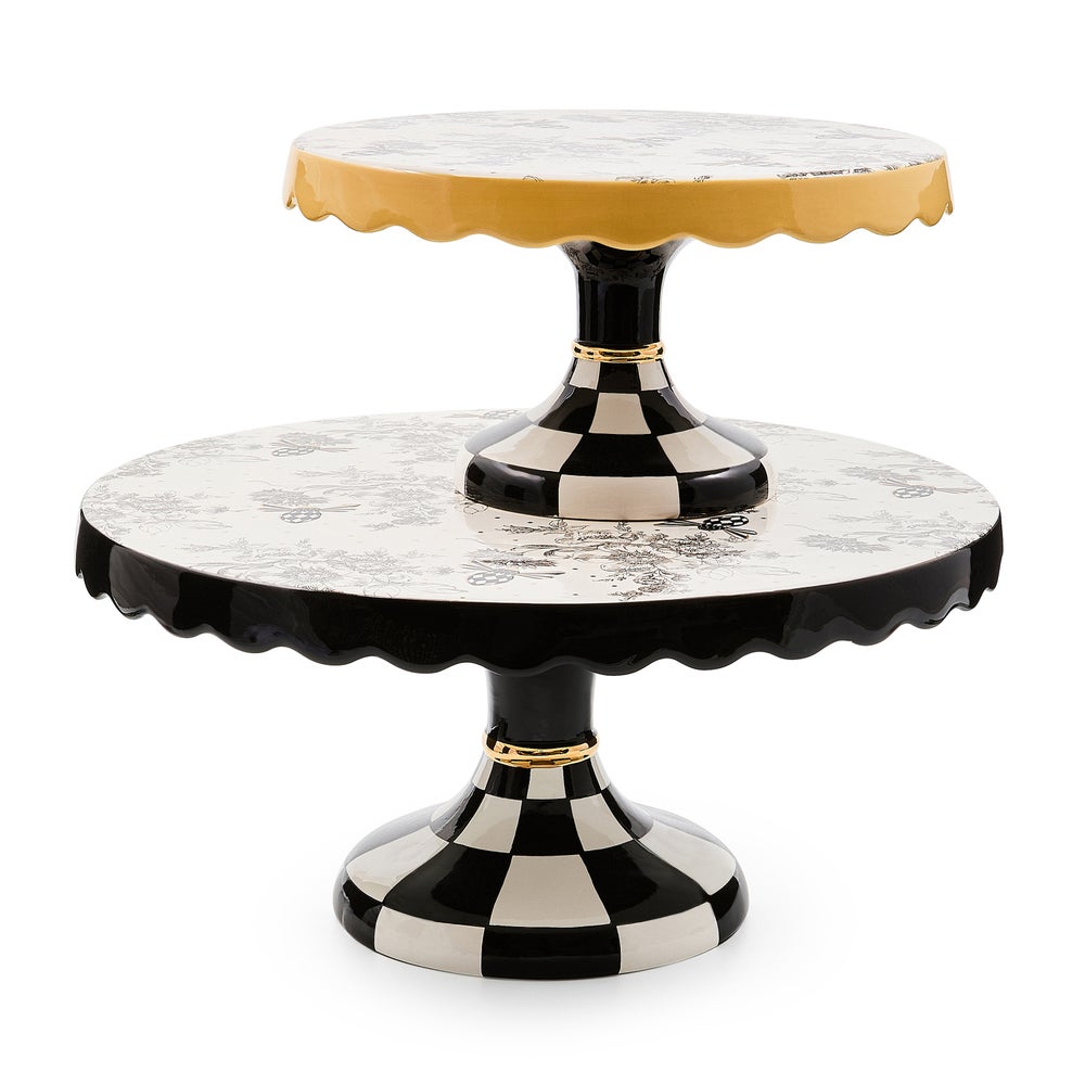 Bee Toile Pedestal Platter - Image 5