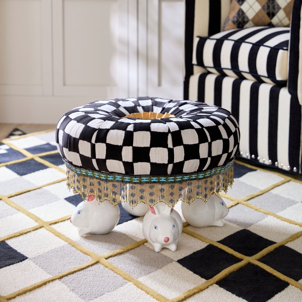 Cream Argyle Rug - Image 11