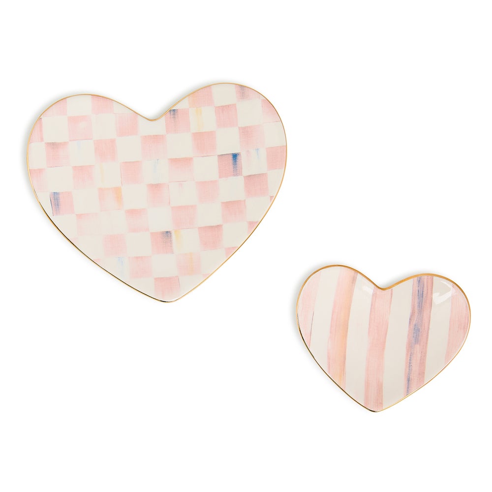 MACKENZIE-CHILDS Mackenzie-chilllds Heart Trinket Dishes, Set of 2 - Image 4