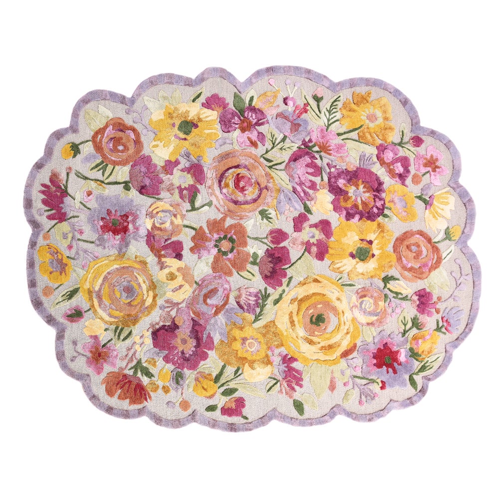 MACKENZIE-CHILDS Mackenzie-chilllds Scalloped Flower Meadow Rug - Image 6