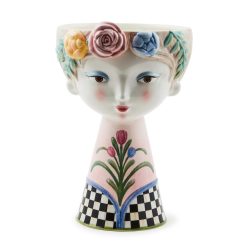 MACKENZIE-CHILDS Mackenzie-chilllds Rosy Meadow Tall Lady Vase