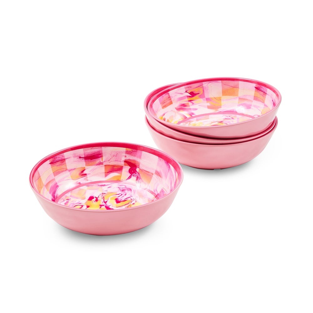 MACKENZIE-CHILDS Mackenzie-chilllds Marble Check Melamine Dinnerware - Image 11