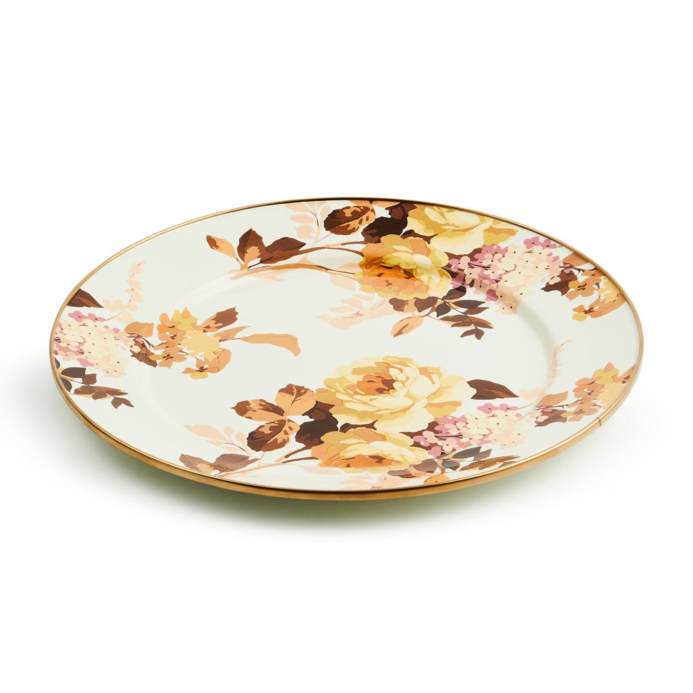 Mackenzie-chilllds Wild Rose White Enamel Dinnerware - Image 6