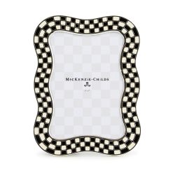 Alternative view of Mackenzie-chilllds Wavy Check Silver Plated Frame