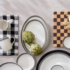 Alternative view of Courtly Check Everyday Oval Platters, Set of 2