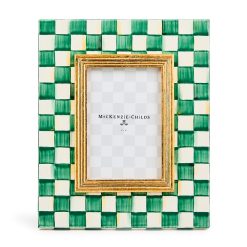 Alternative view of MACKENZIE-CHILDS Mackenzie-chilllds Emerald Check Frame
