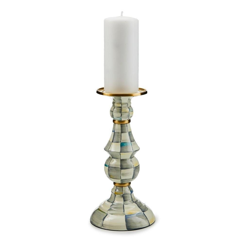 MACKENZIE-CHILDS Mackenzie-chilllds Enamel Pillar Candlestick Holder - Image 3