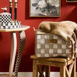 Alternative view of MACKENZIE-CHILDS Mackenzie-chilllds Mocha Textured Check Baskets, Set of 2