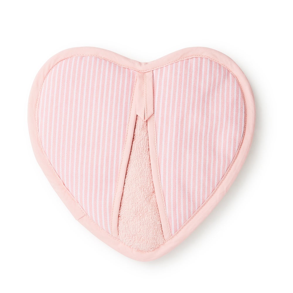 MACKENZIE-CHILDS Mackenzie-chilllds Rosy Check Heart Potholder - Image 3