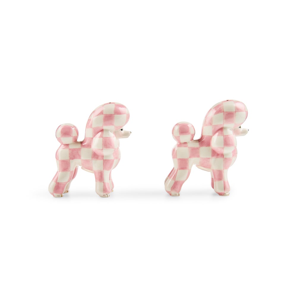 MACKENZIE-CHILDS Mackenzie-chilllds Rosy Poodle Salt & Pepper Set - Image 3
