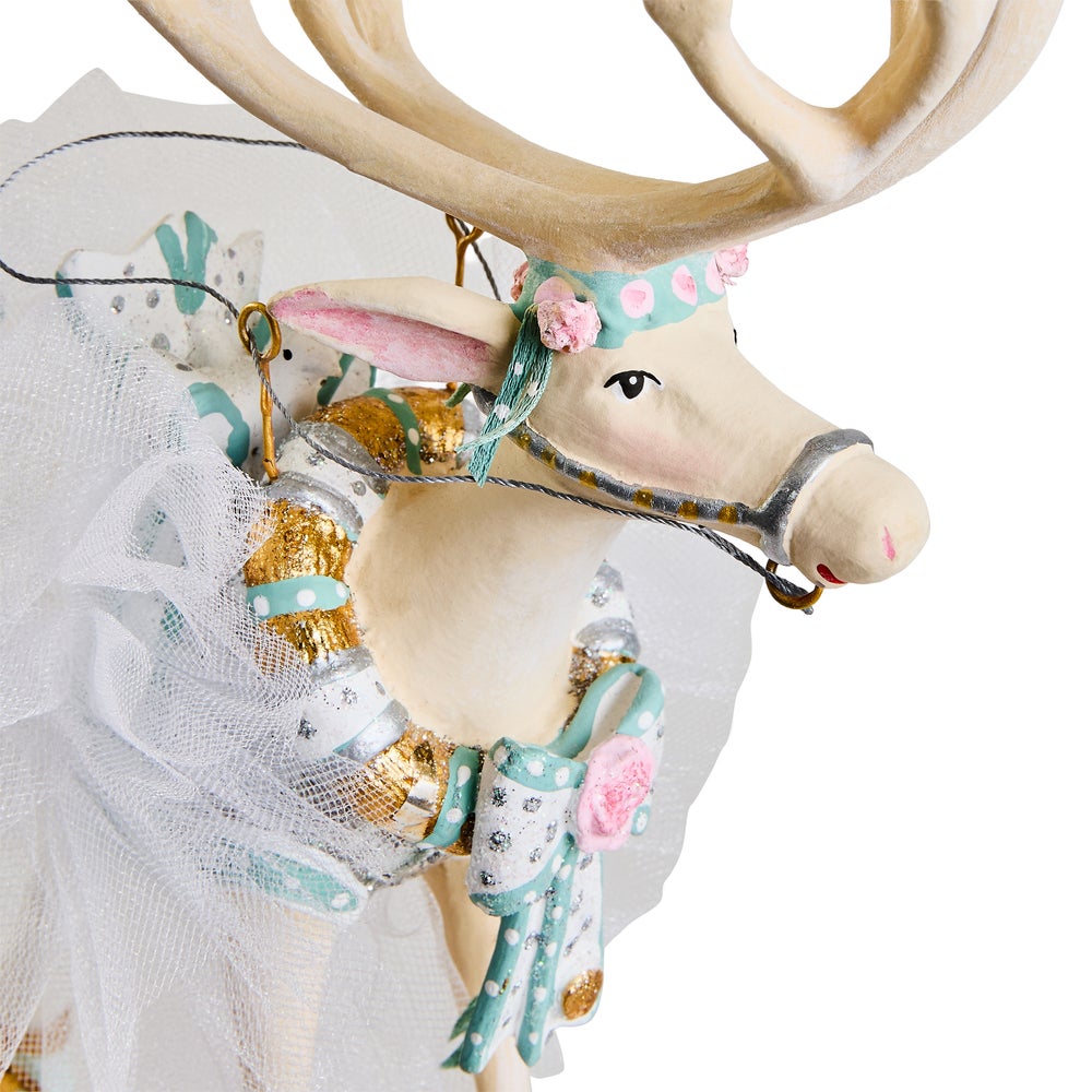MACKENZIE-CHILDS Mackenzie-chilllds Patience Brewster Moonbeam Dancer Display Deer - Image 6