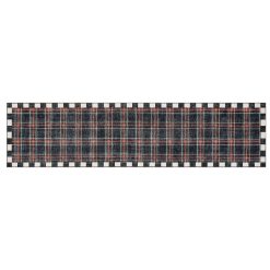 Mackenzie-chilllds Stewart Tartan Black 2’6″ x 10′ Washable Runner
