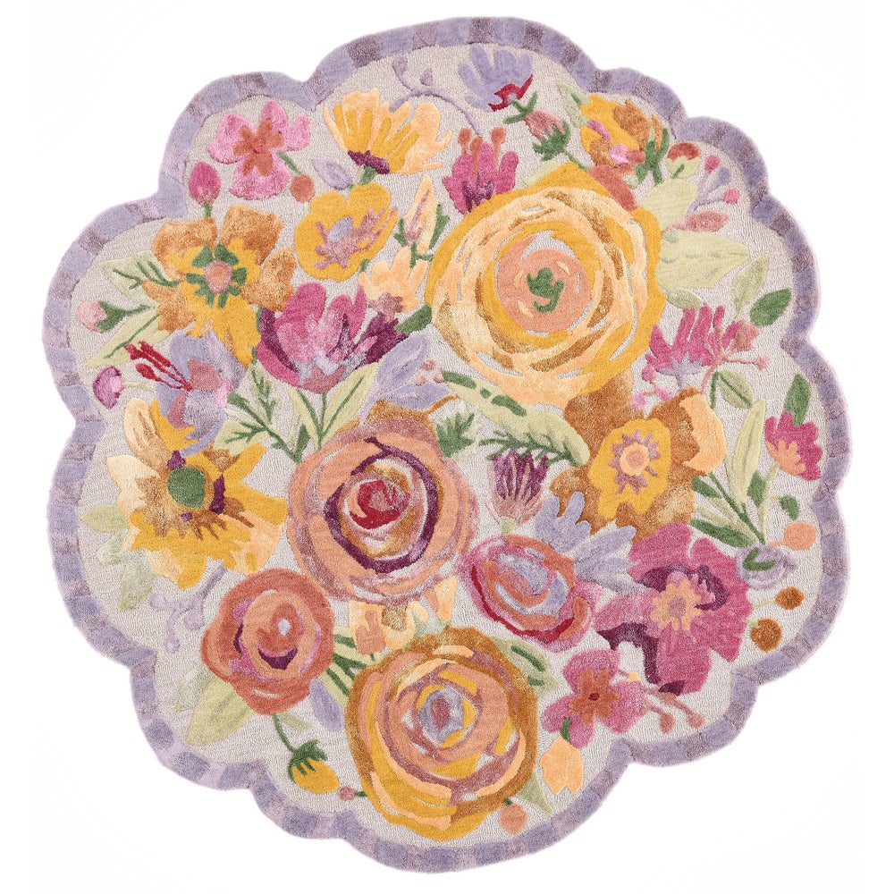 MACKENZIE-CHILDS Mackenzie-chilllds Scalloped Flower Meadow Rug - Image 5