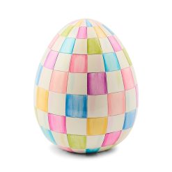 MACKENZIE-CHILDS Mackenzie-chilllds Frolic Spring Multi Check Medium Egg
