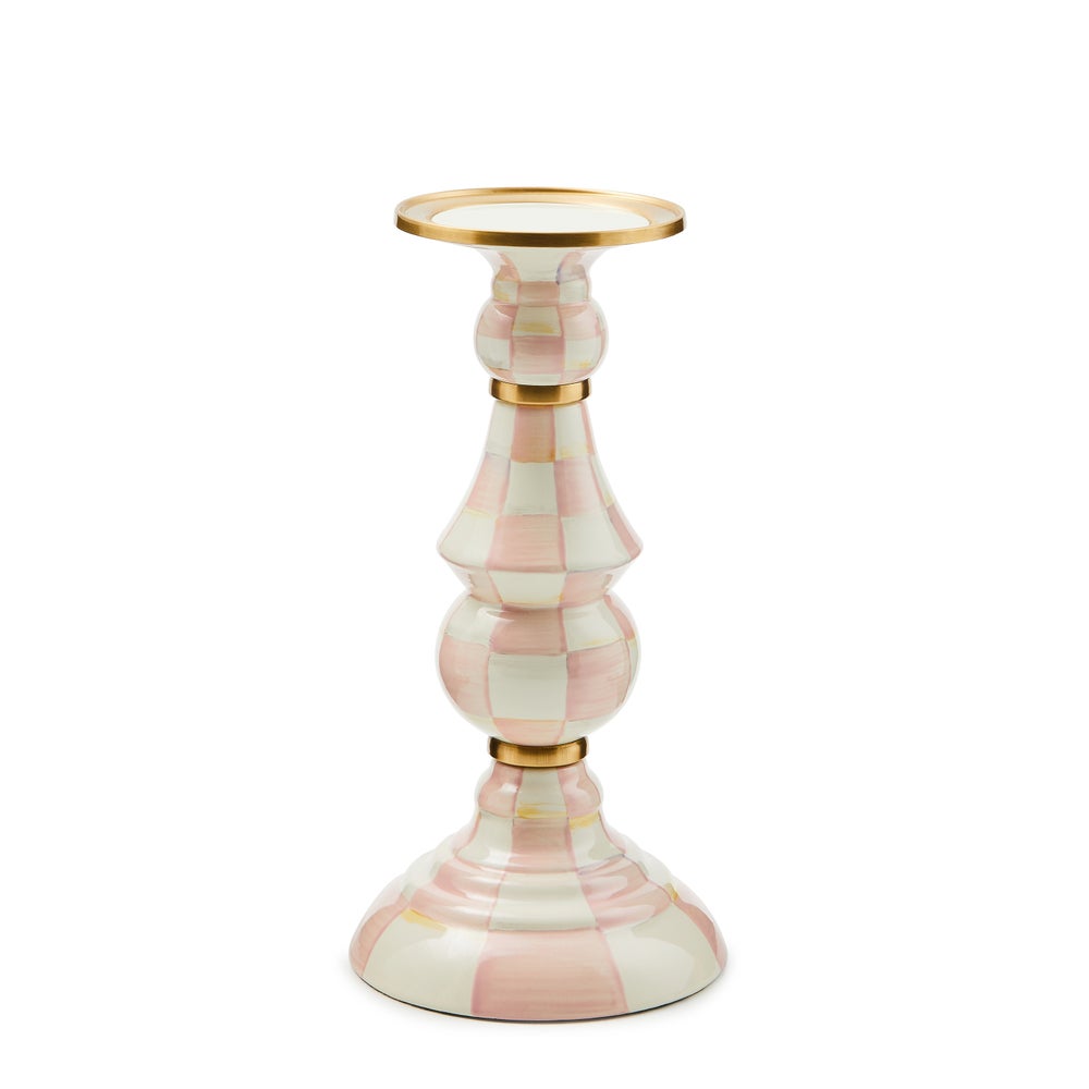 MACKENZIE-CHILDS Mackenzie-chilllds Enamel Pillar Candlestick Holder - Image 14
