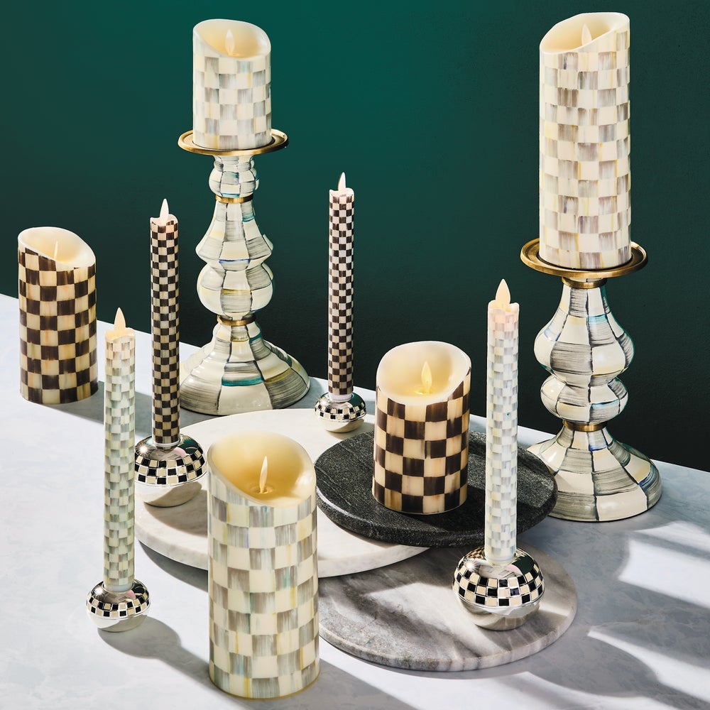 Check Pillar Flicker Candle - Image 3