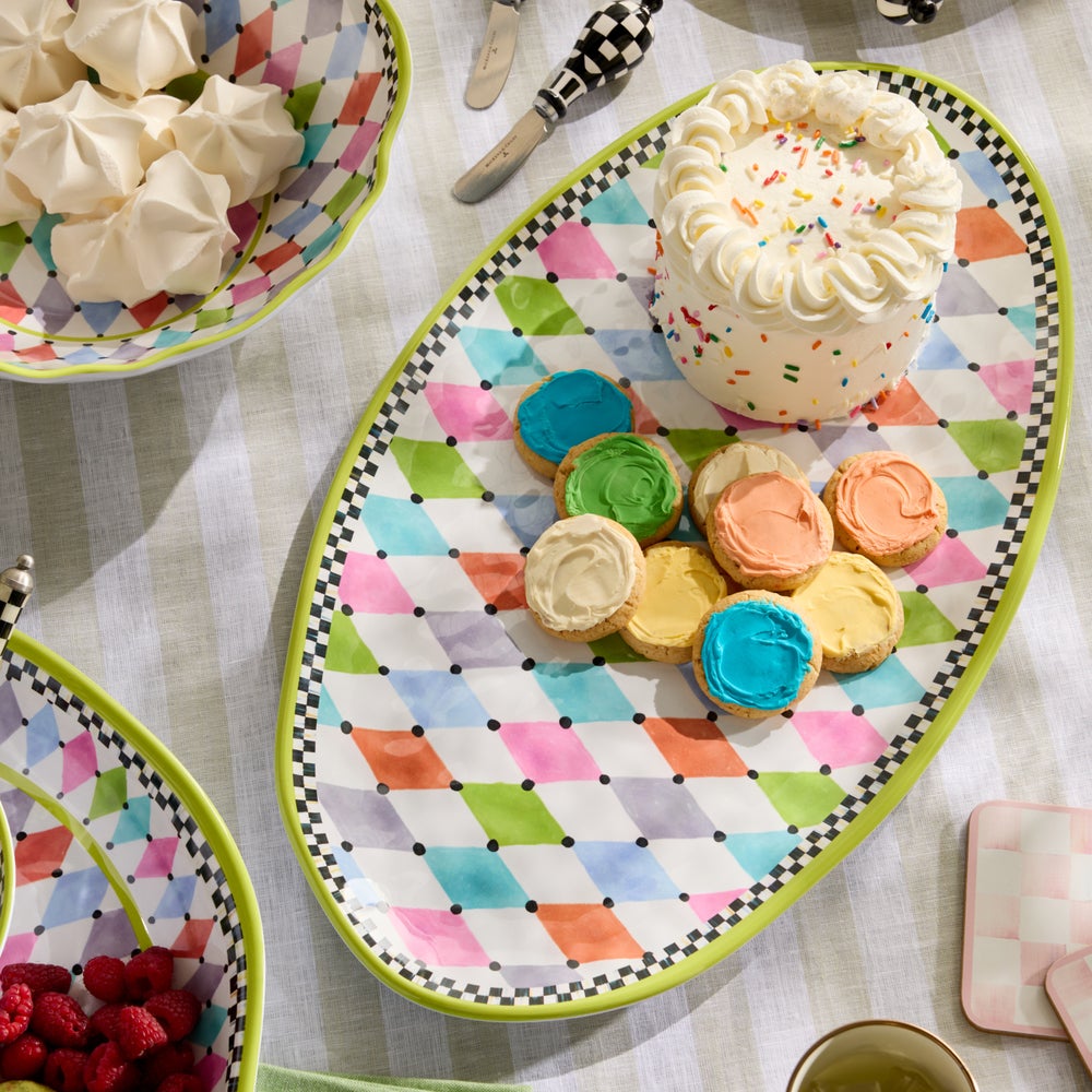 MACKENZIE-CHILDS Mackenzie-chilllds Palm Springs Melamine Serveware - Image 5