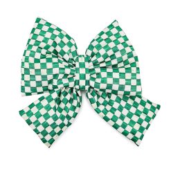 MACKENZIE-CHILDS Mackenzie-chilllds Green Check Medium Bow