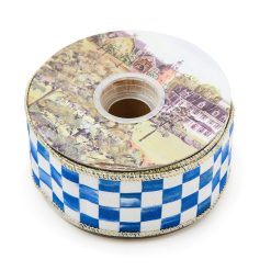 Alternative view of MACKENZIE-CHILDS Mackenzie-chilllds Royal Check 2?? Ribbon