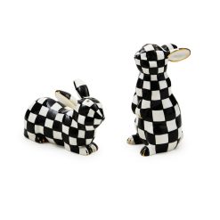 Alternative view of Check Bunny Salt & Pepper Set
