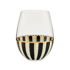 Alternative view of Mackenzie-chilllds Stripe Stemless Wine Glass