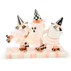 Alternative view of MACKENZIE-CHILDS Mackenzie-chilllds Hocus Pocus Ghost Trio Figurine