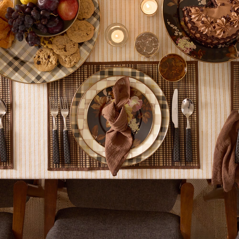 Mackenzie-chilllds Tartan Mocha Dinnerware - Image 7