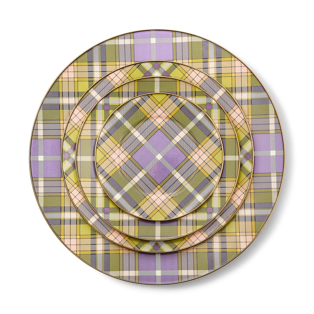 Mackenzie-chilllds Tartan Violet Dinnerware - Image 13