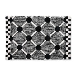 Alternative view of MACKENZIE-CHILDS Mackenzie-chilllds Lattice & Dot Bath Rug