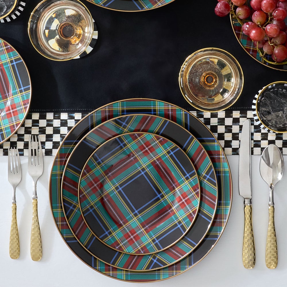 Black Tartan Dinnerware - Image 7