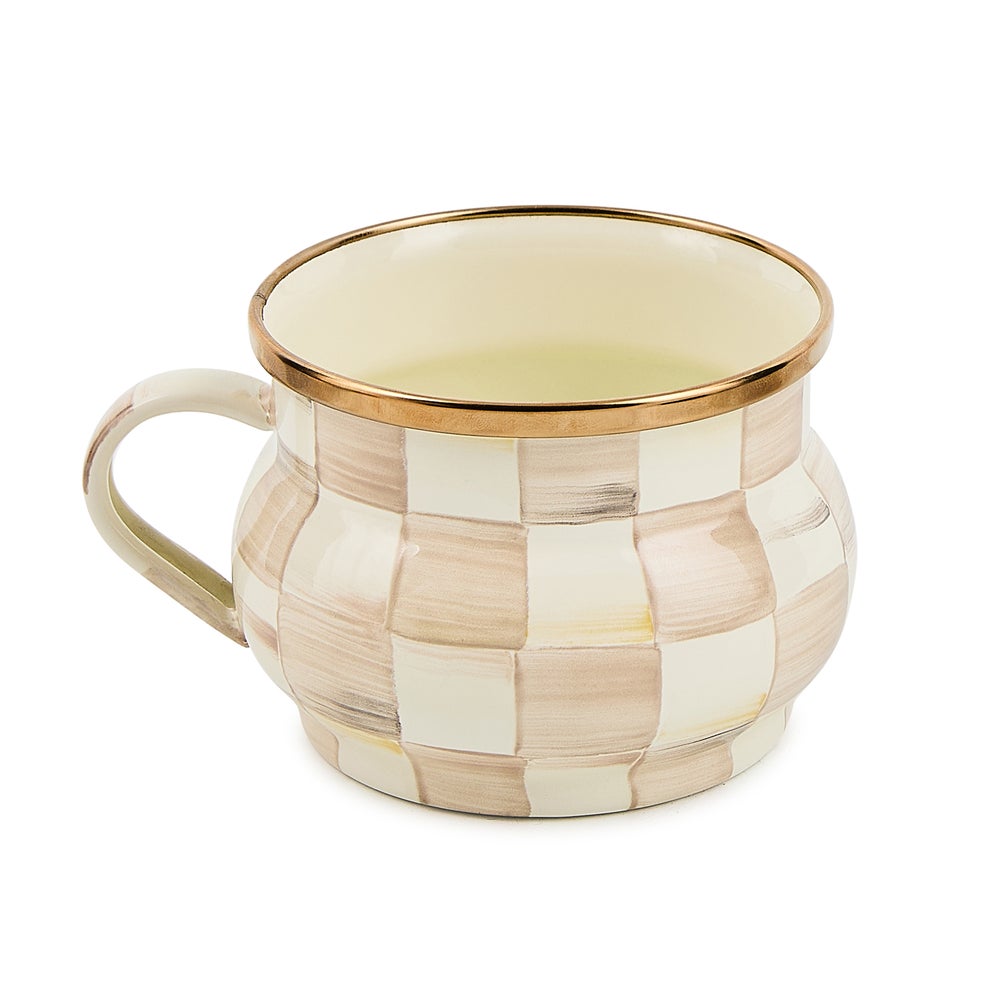 MACKENZIE-CHILDS Mackenzie-chilllds Enamel Teacup & Saucer - Image 5