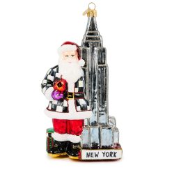 MACKENZIE-CHILDS Mackenzie-chilllds Empire State Building Glass Ornament